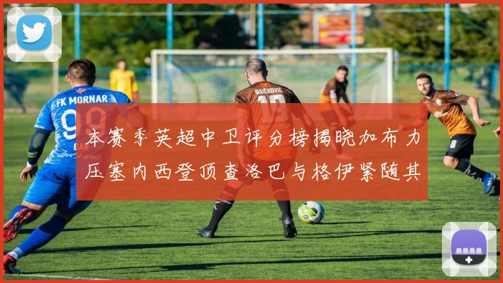 本赛季英超中卫评分榜揭晓加布力压塞内西登顶查洛巴与格伊紧随其后