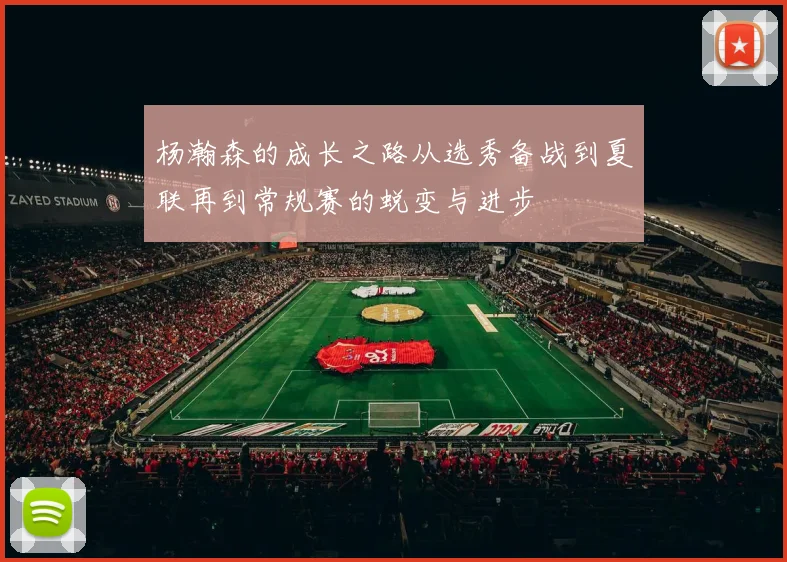 杨瀚森的成长之路从选秀备战到夏联再到常规赛的蜕变与进步